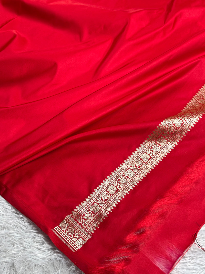 BANARASI MASHRU KATAN SILK SAREE MK001