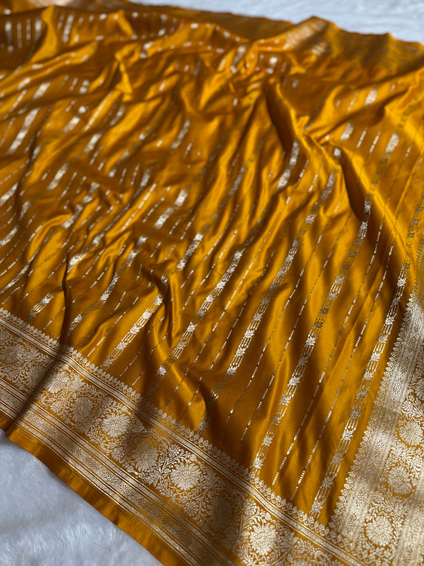 BANARASI MASHRU KATAN SILK SAREE HN517