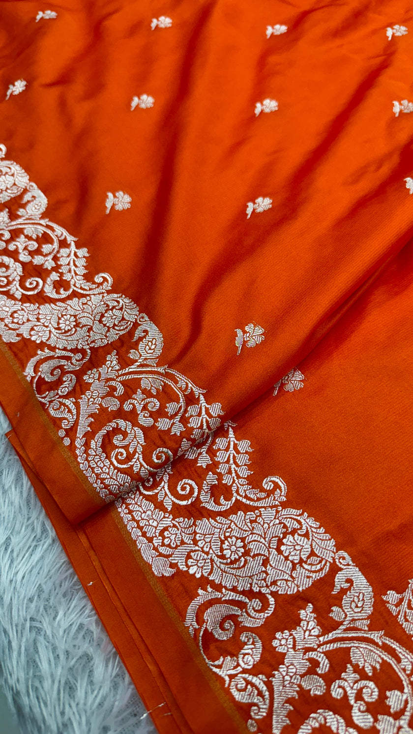 BANARASI MASHRU KATAN SILK SAREE HN123