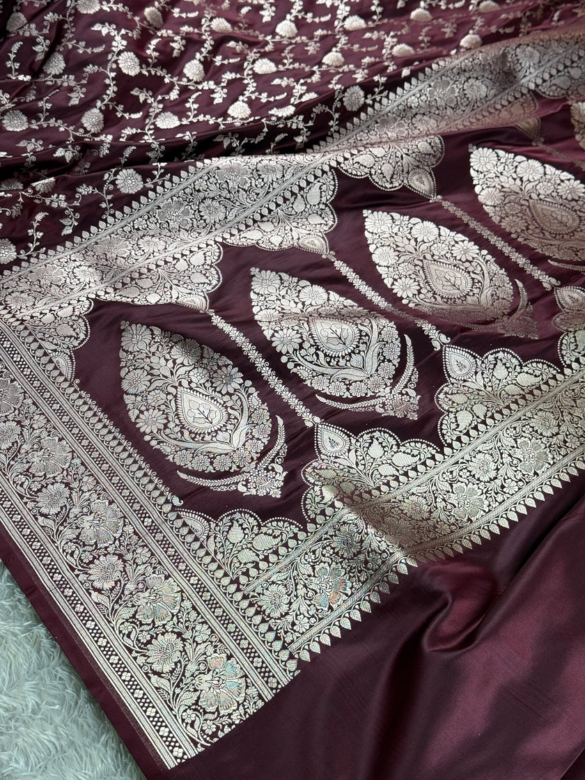 BANARASI MASHRU KATAN SILK SAREE HN950