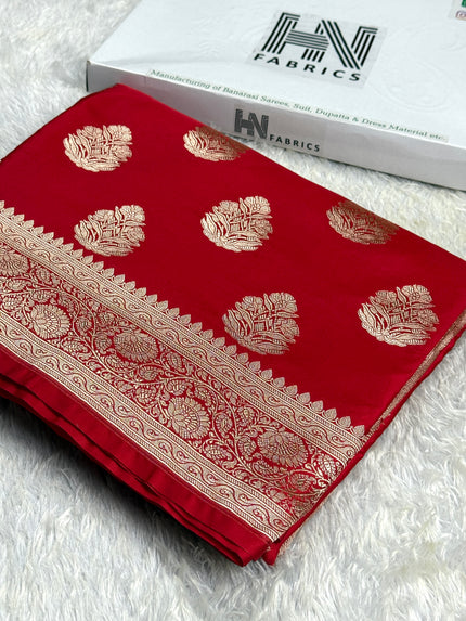 BANARASI MASHRU KATAN SILK SAREE HN920