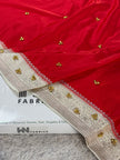 GHUNGROO MASHRU KATAN SILK SAREE WITH CONTRAS GH001