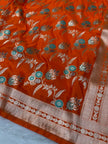 Banarasi Mashru Katan Silk Saree Menakari Work HN104
