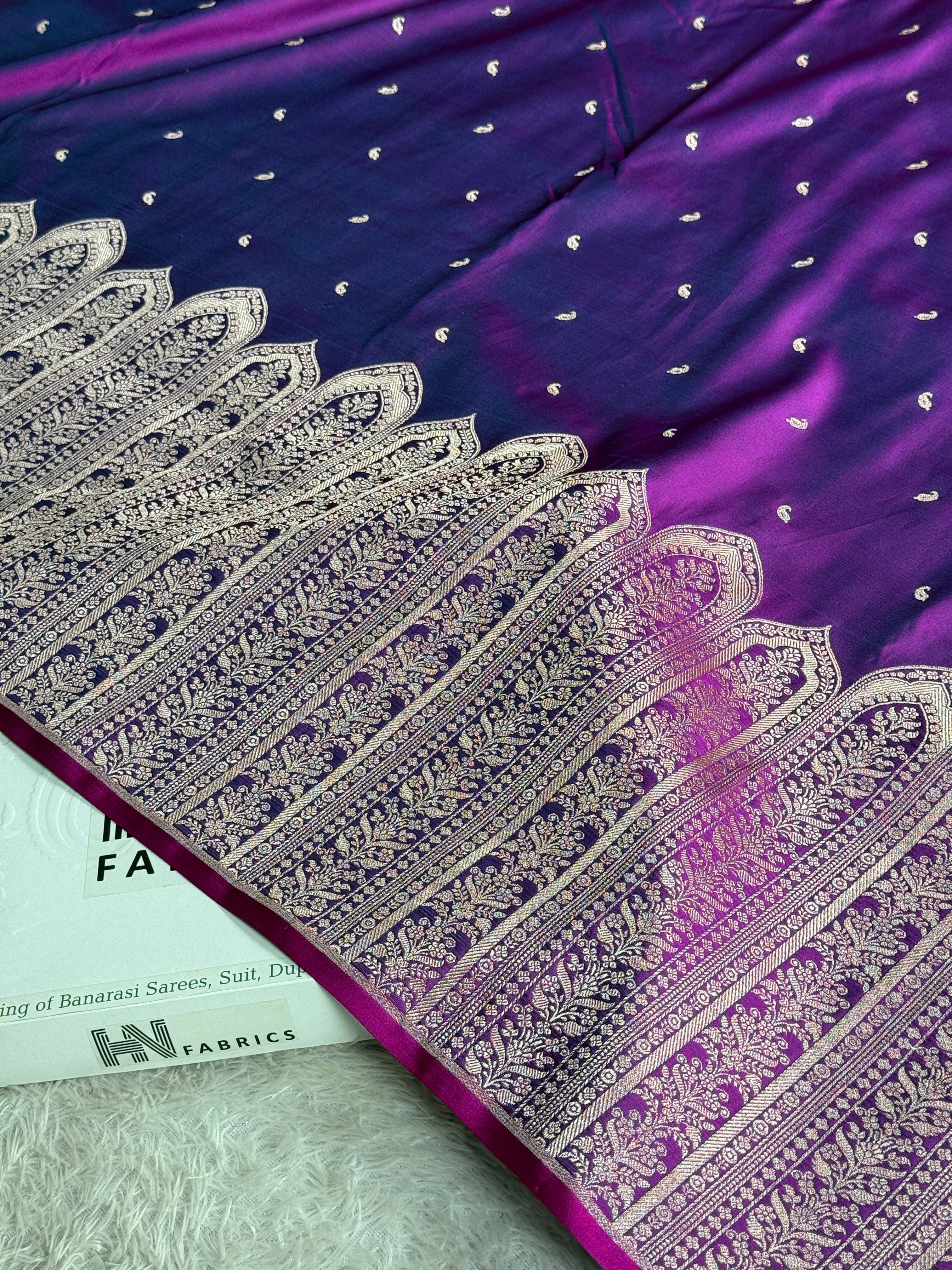 BANARASI MASHRU KATAN SILK SAREE HN102