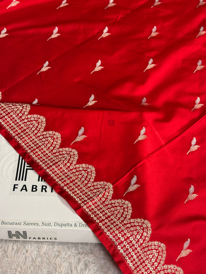BANARASI MASHRU KATAN SILK SAREE MK037