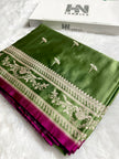 BANARASI MASHRU KATAN SILK SAREE HN529