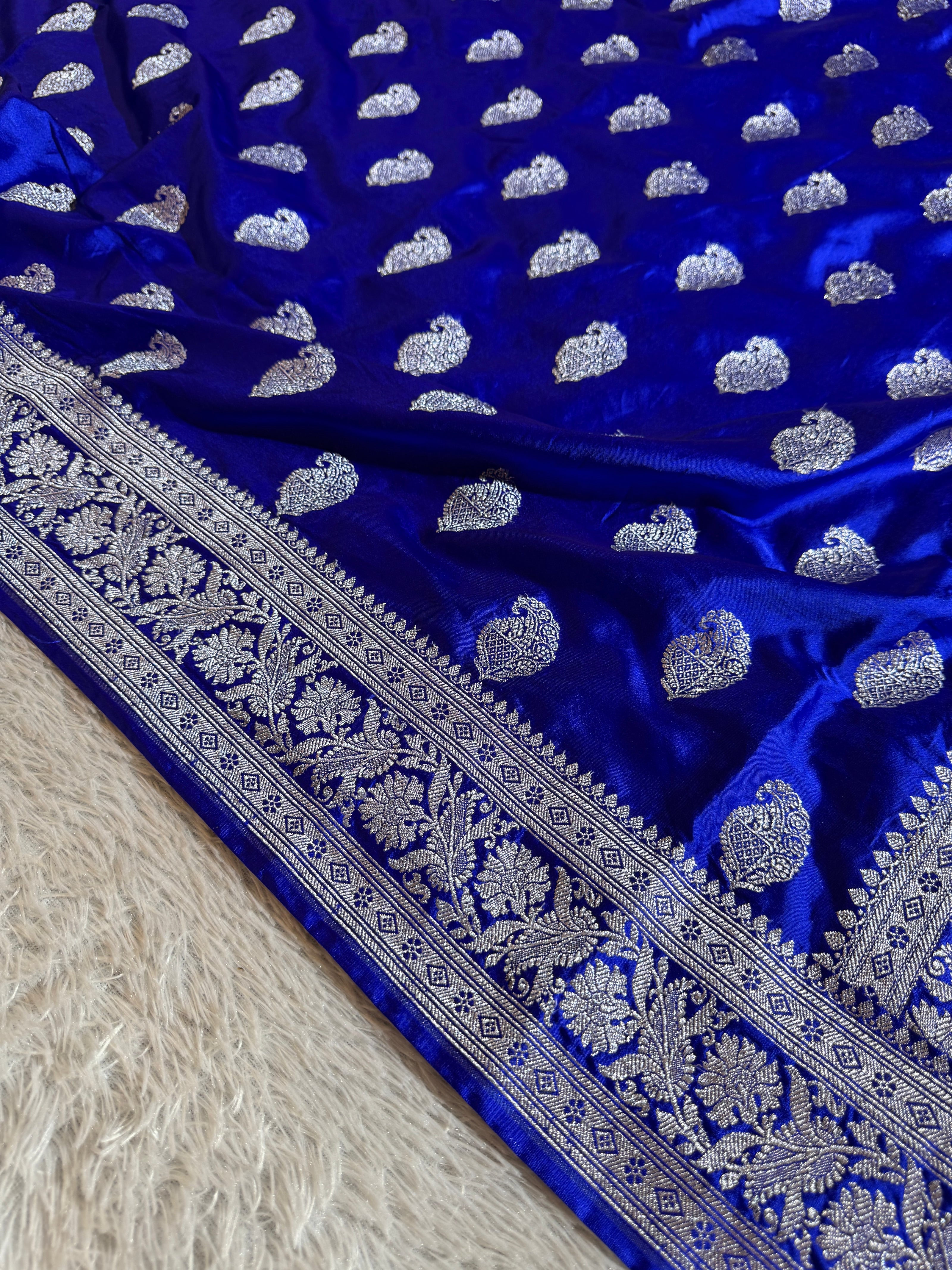 BANARASI MASHRU KATAN SILK SAREE HN513