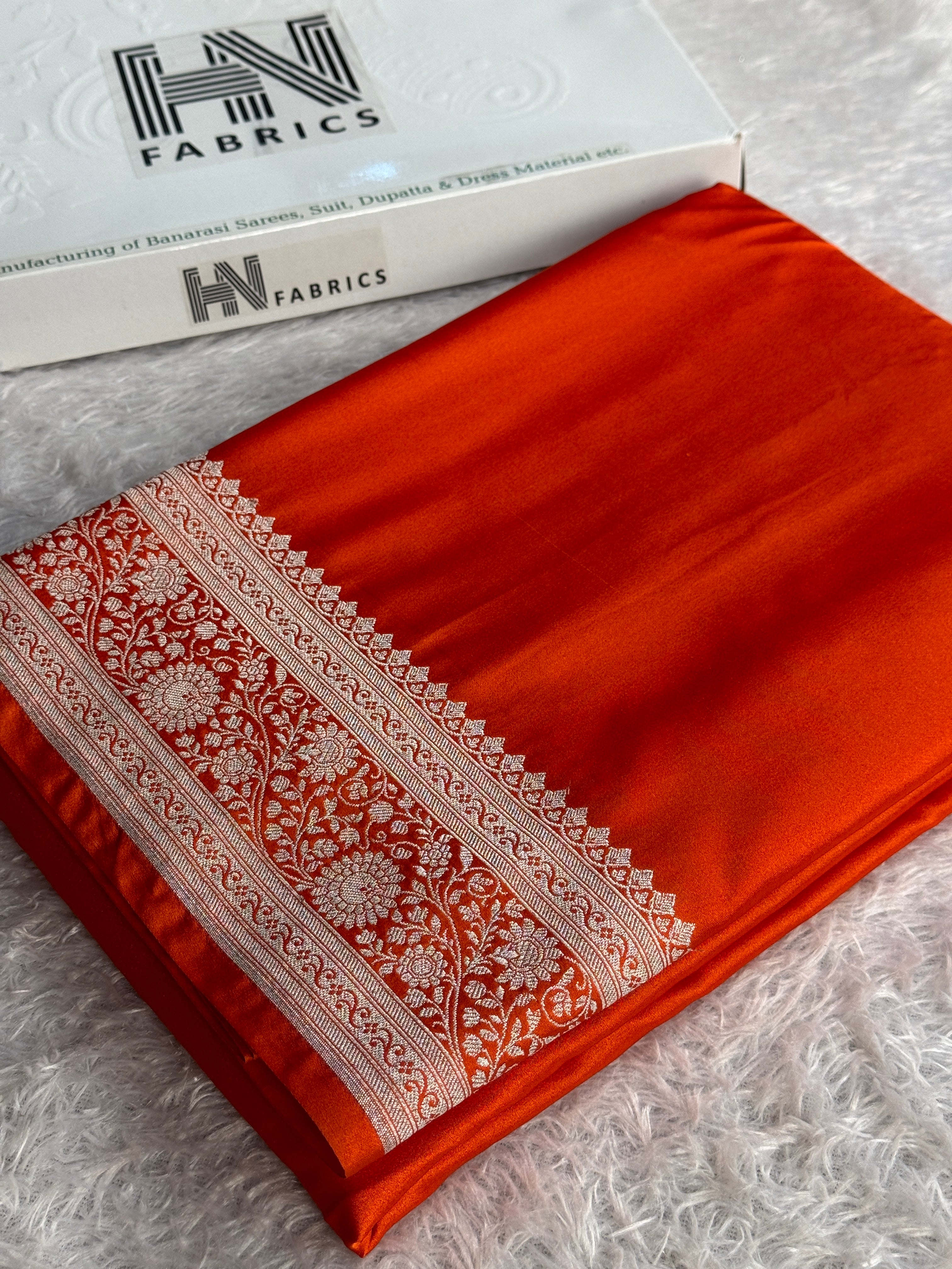 BANARASI MASHRU KATAN SILK SAREE Mk025