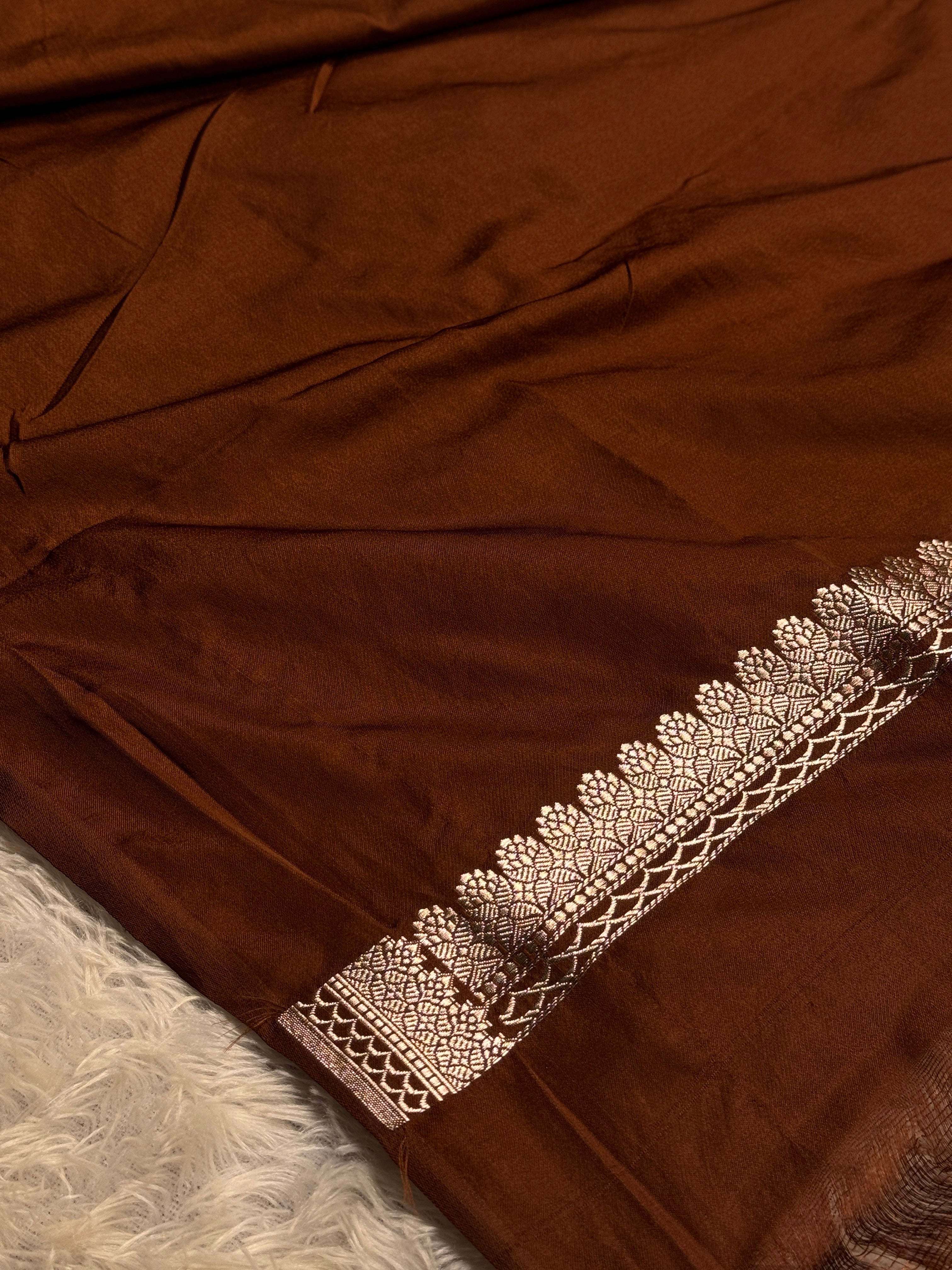 BANARASI MASHRU KATAN SILK SAREE HN710