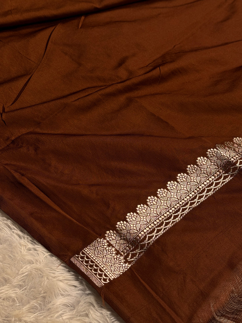BANARASI MASHRU KATAN SILK SAREE HN710