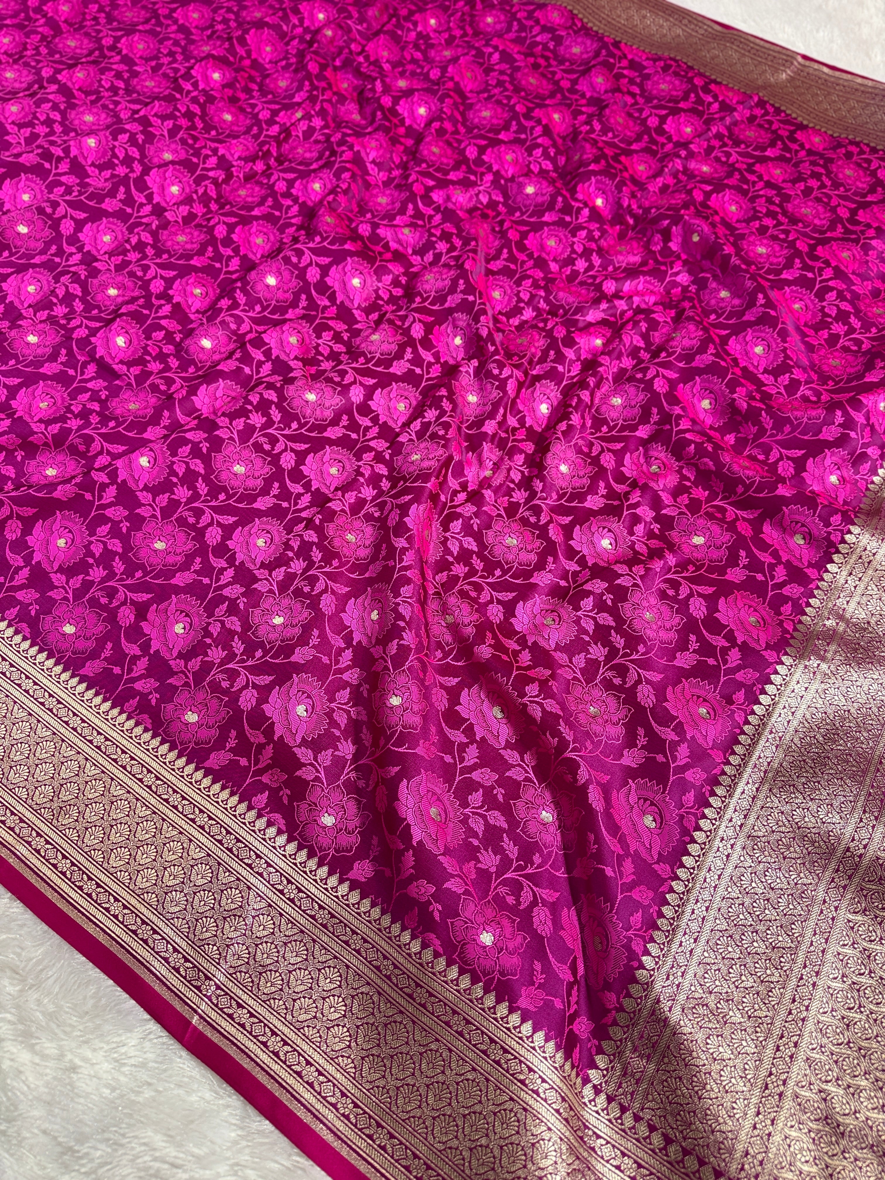 BANARASI MASHRU KATAN SILK SAREE HN531