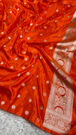 BANARASI MASHRU KATAN SILK SAREE MK012