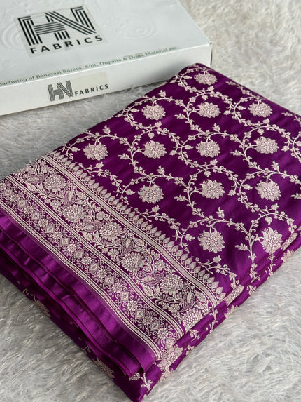 BANARASI MASHRU KATAN SILK SAREE MK066