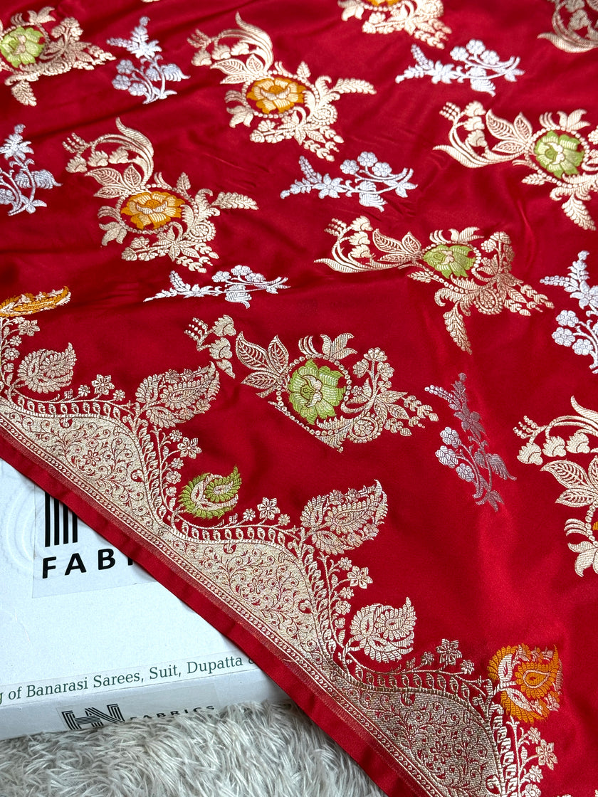 BANARASI MASHRU KATAN SILK SAREE HN999