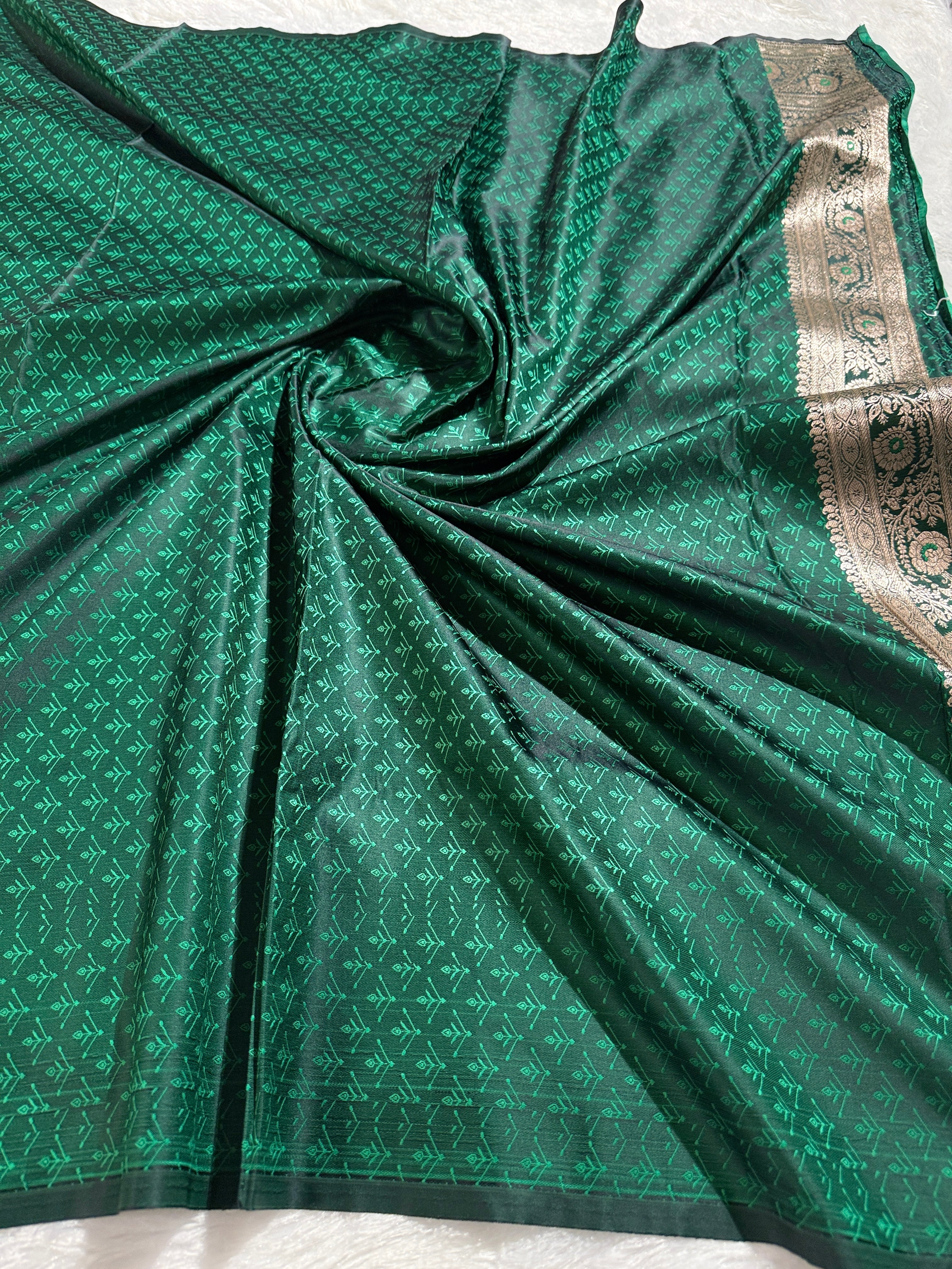 BANARASI MASHRU KATAN SILK SAREE HN536