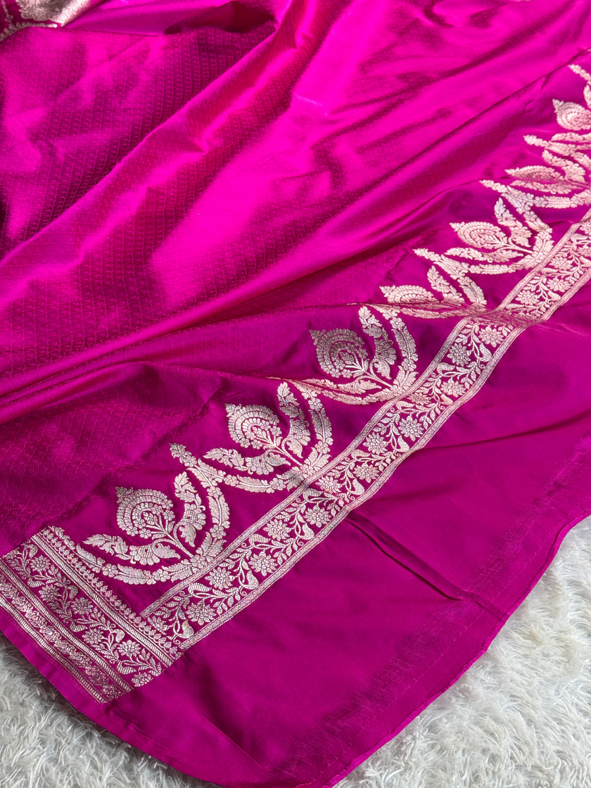 BANARASI MASHRU KATAN SILK SAREE MK007