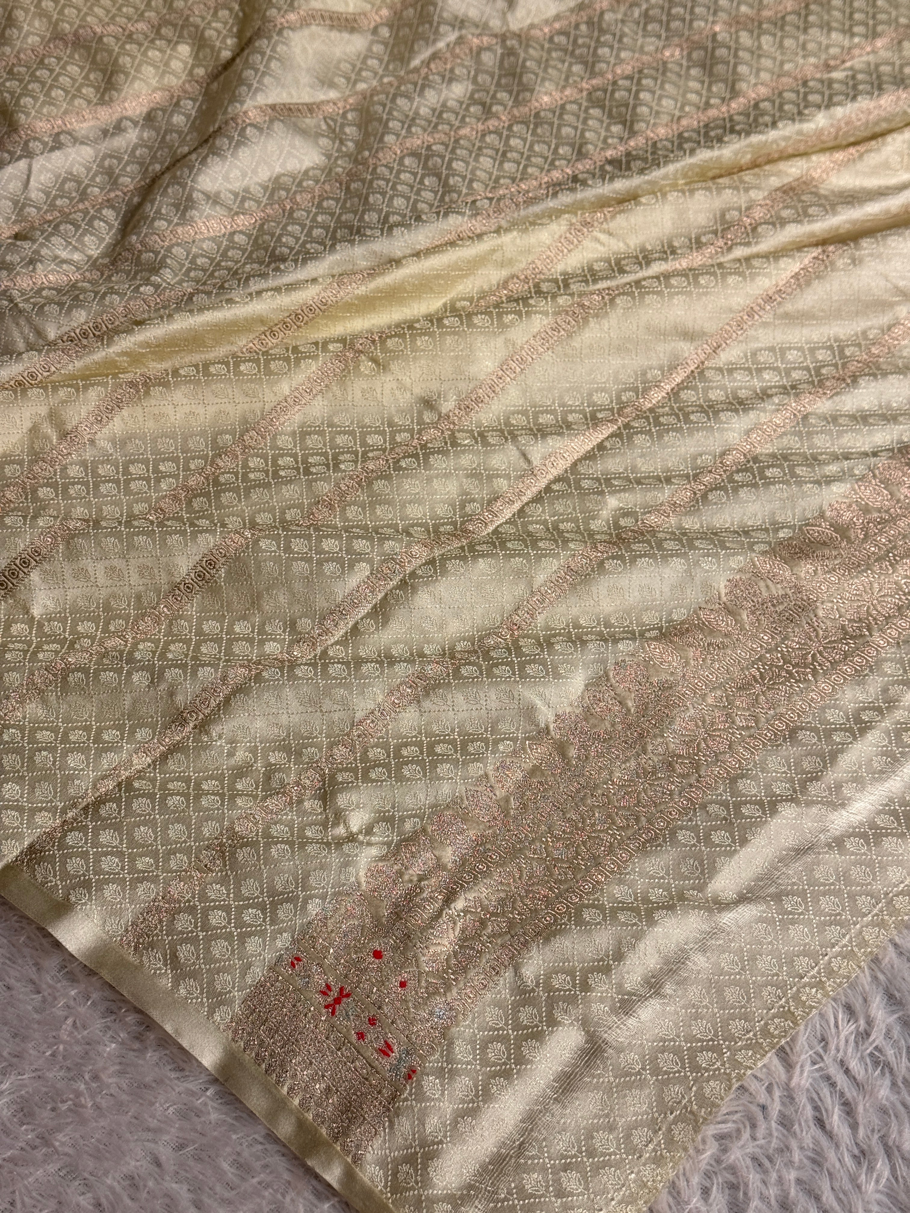 BANARASI MASHRU KATAN SILK SAREE MK045