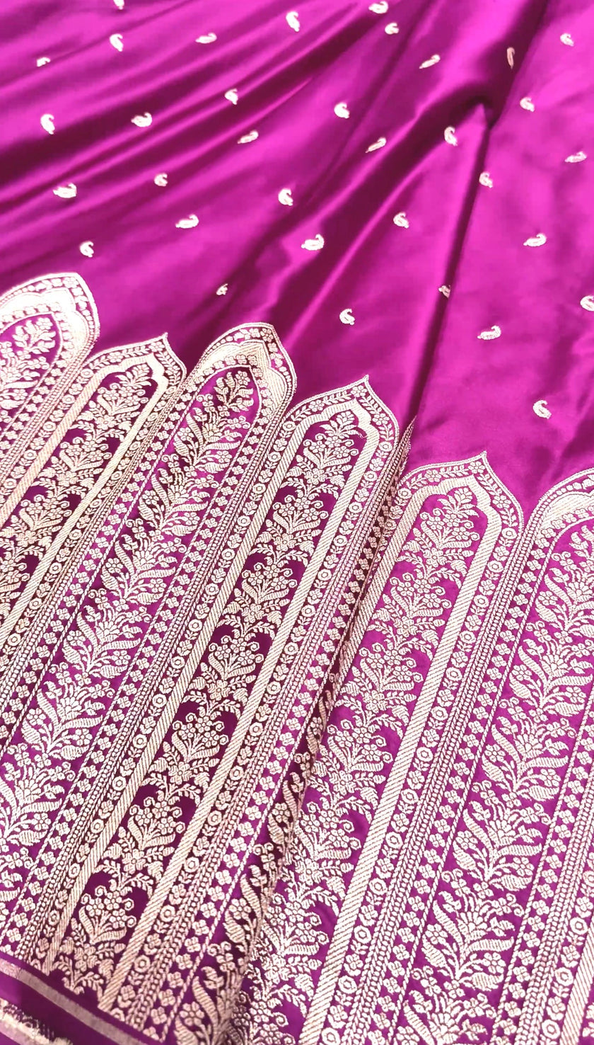 Banarasi mashru katan silk saree hn102