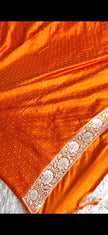 BANARASI MASHRU KATAN SILK SAREE MK070