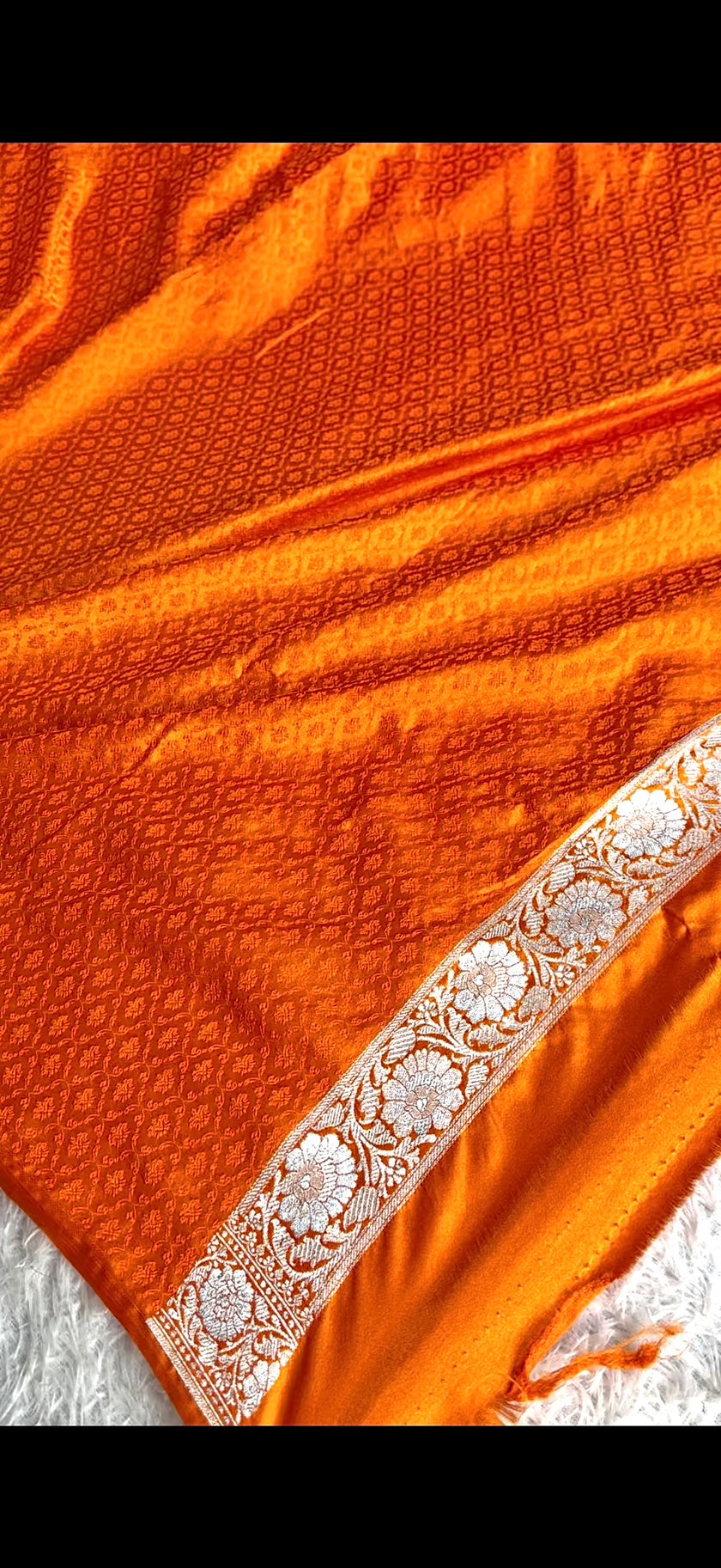 BANARASI MASHRU KATAN SILK SAREE MK070