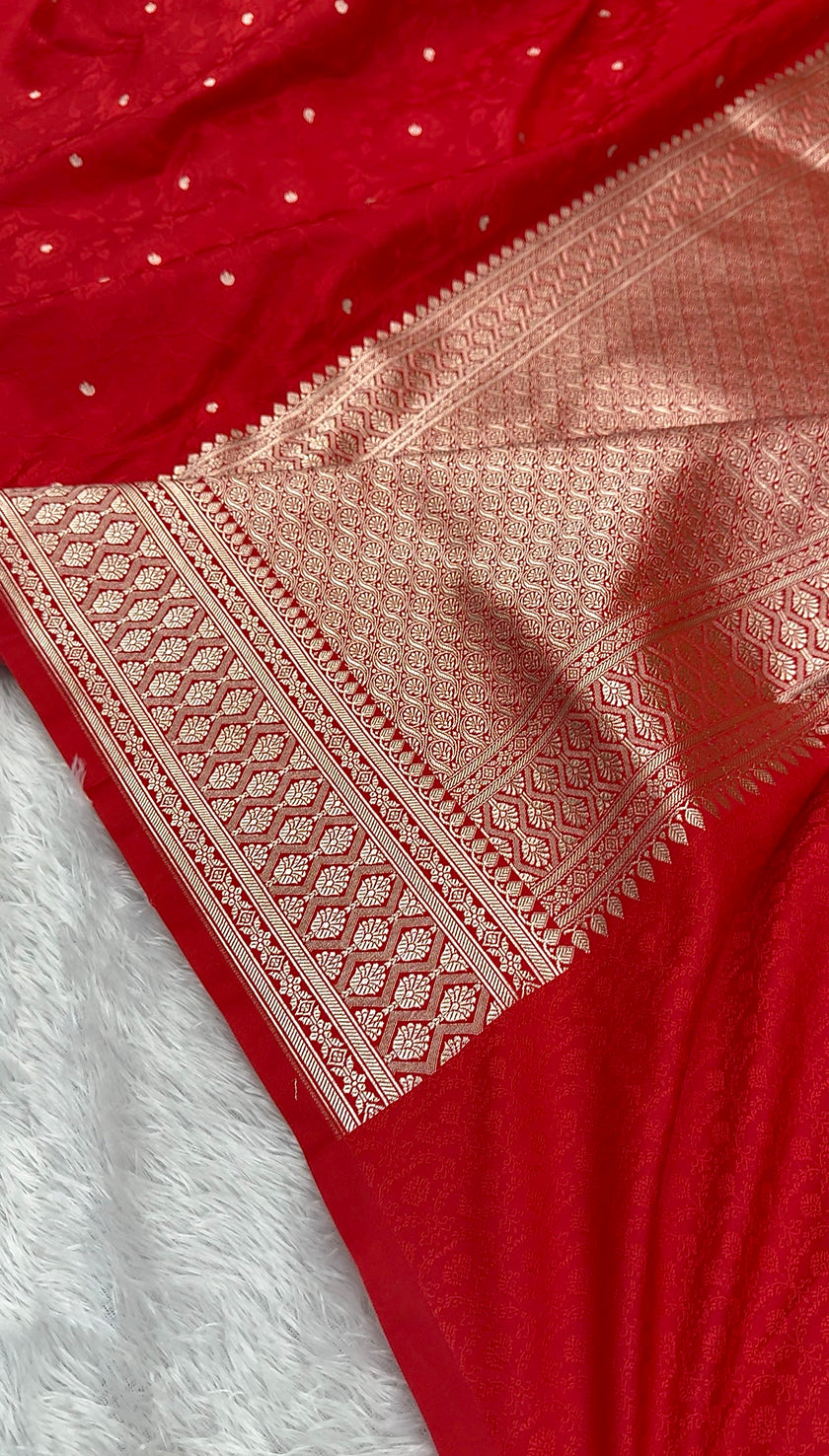 Banarasi Mashru Katan Silk Saree Tanchui Design HN300