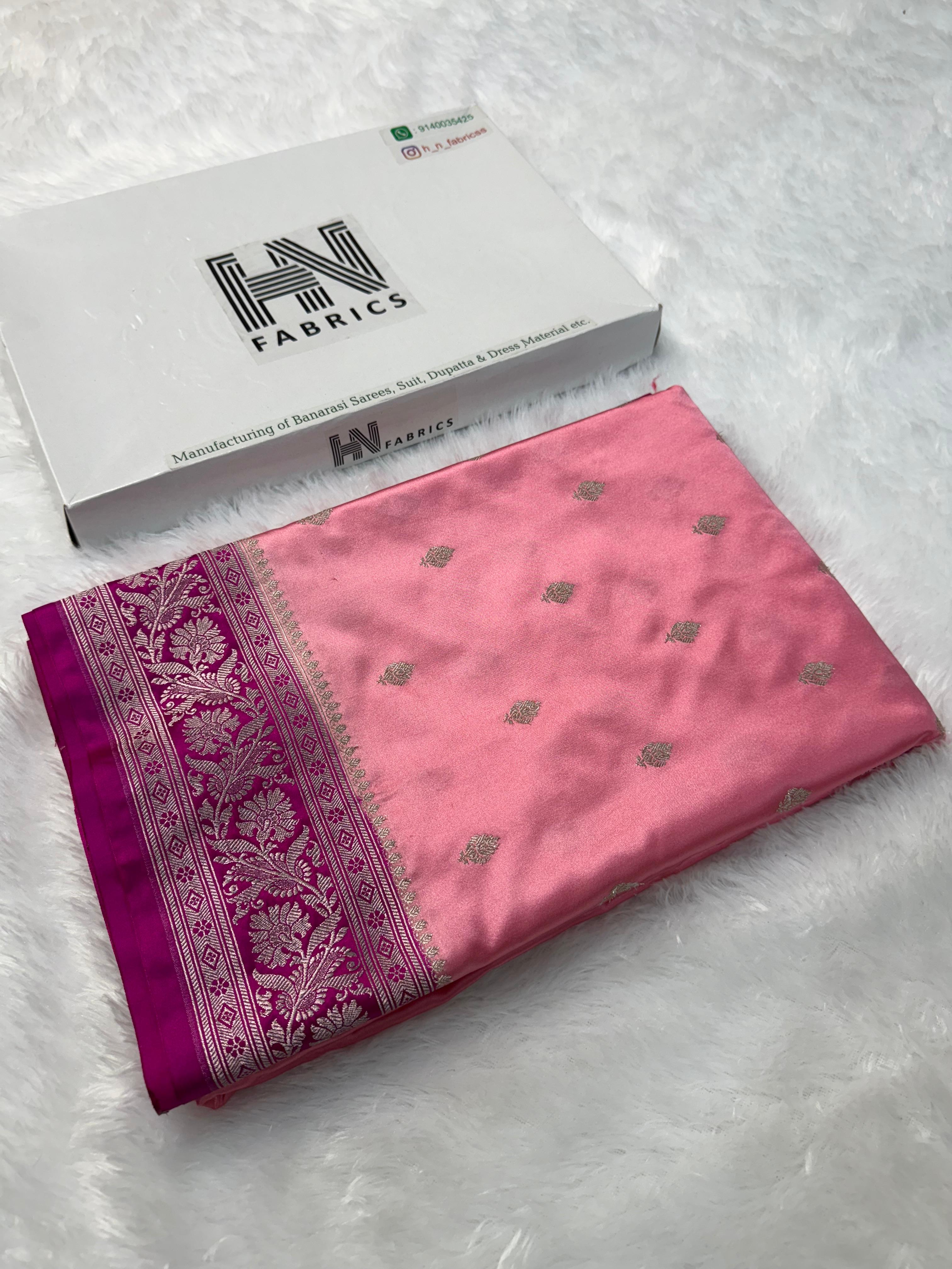 Banarasi Mashru Satin Silk Saree