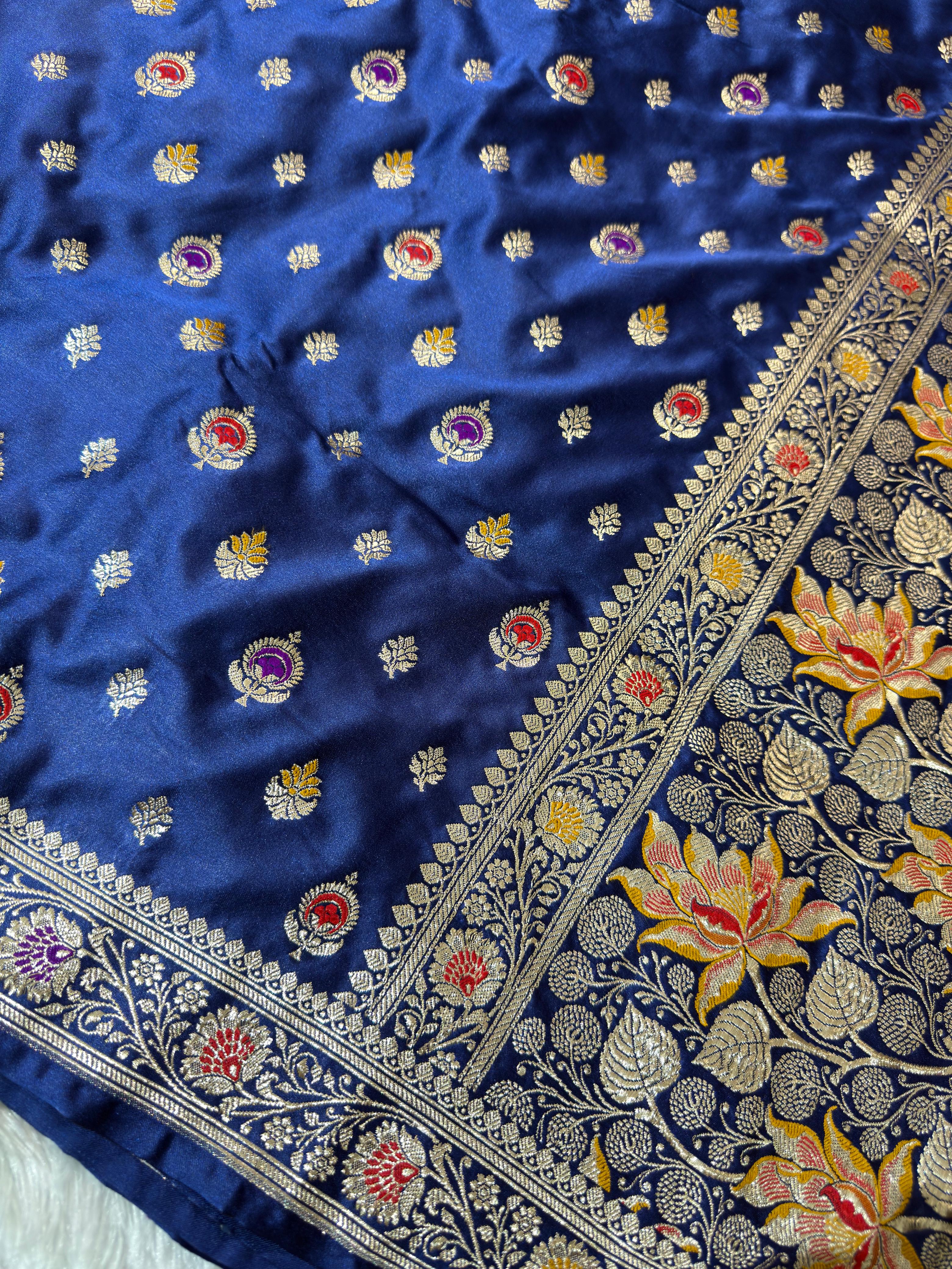Banarasi Mashru Satin Silk Saree hn105