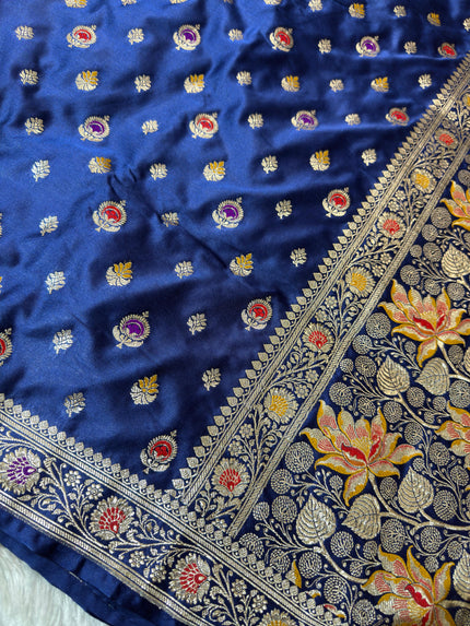 Banarasi Mashru Satin Silk Saree hn105