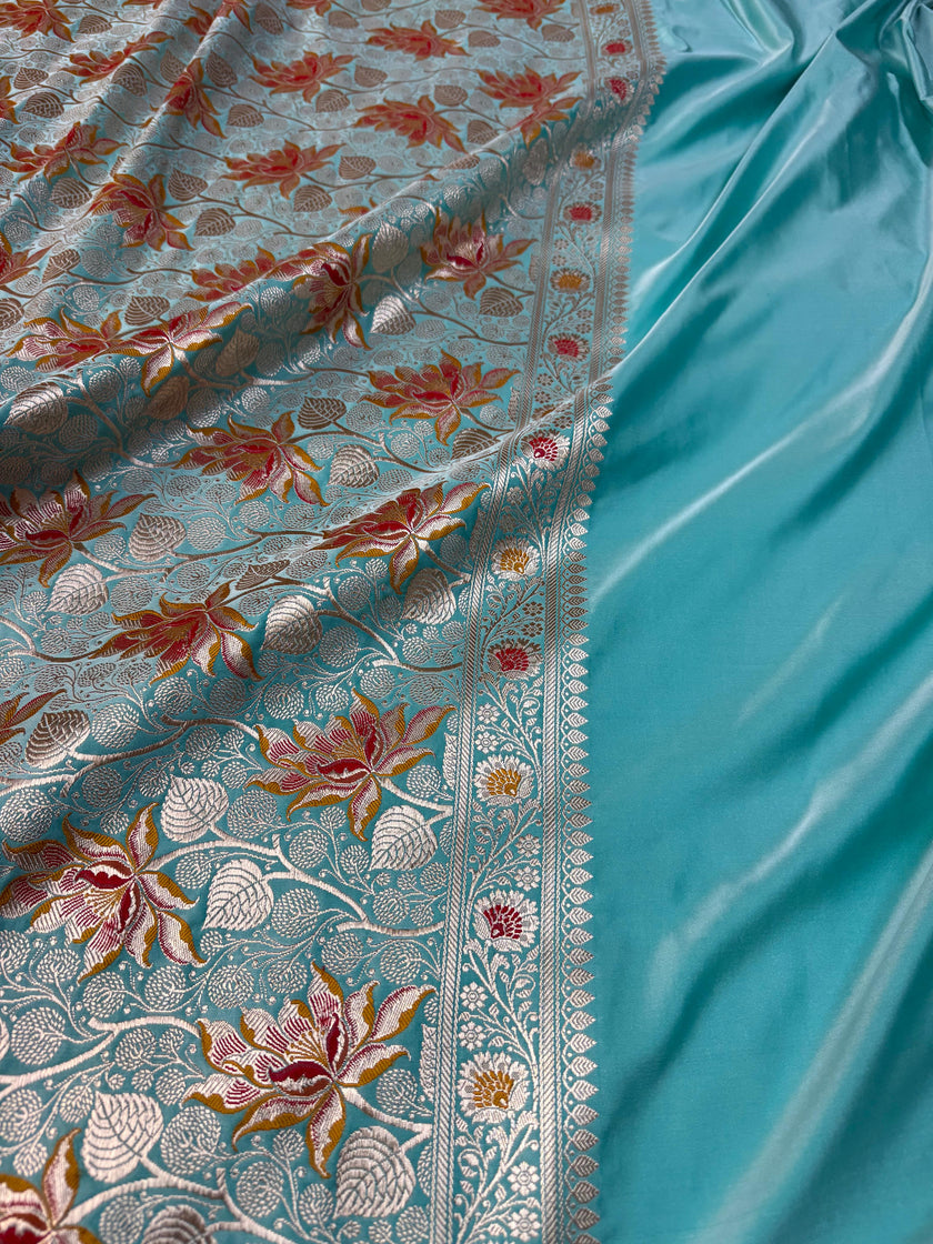 Banarasi Mashru Satin Silk Saree hn105