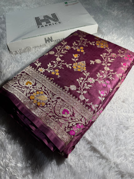 Banarasi mashru katan silk saree hn110