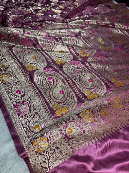 Banarasi mashru katan silk saree hn110