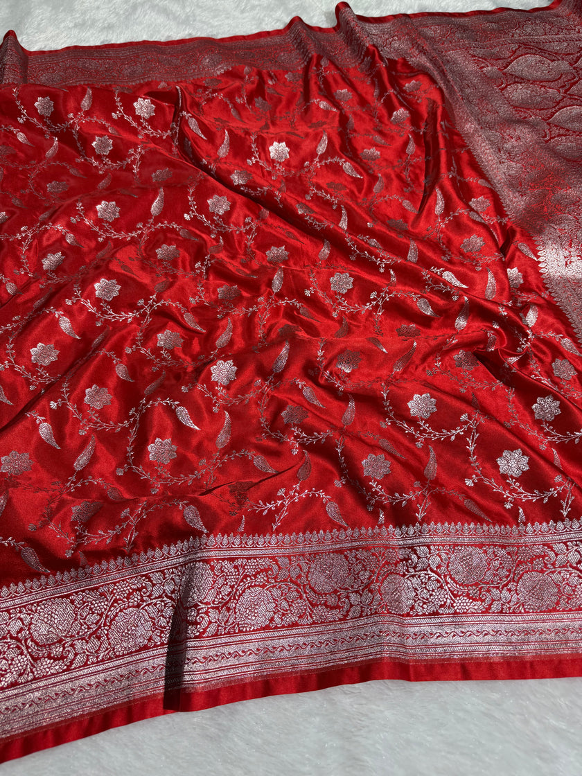 Banarasi Mashru satin silk saree hn103