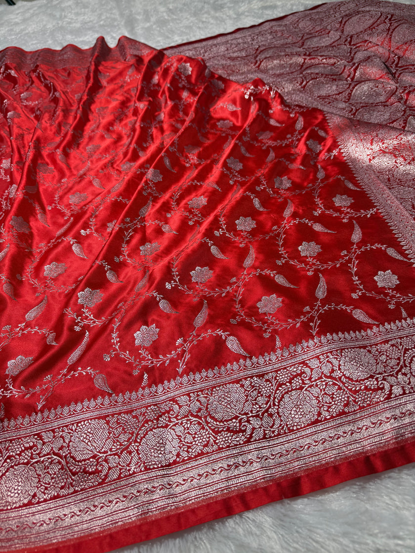 Banarasi Mashru satin silk saree hn103