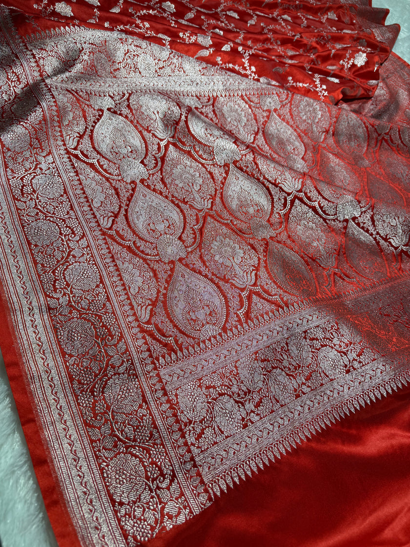 Banarasi Mashru satin silk saree hn103