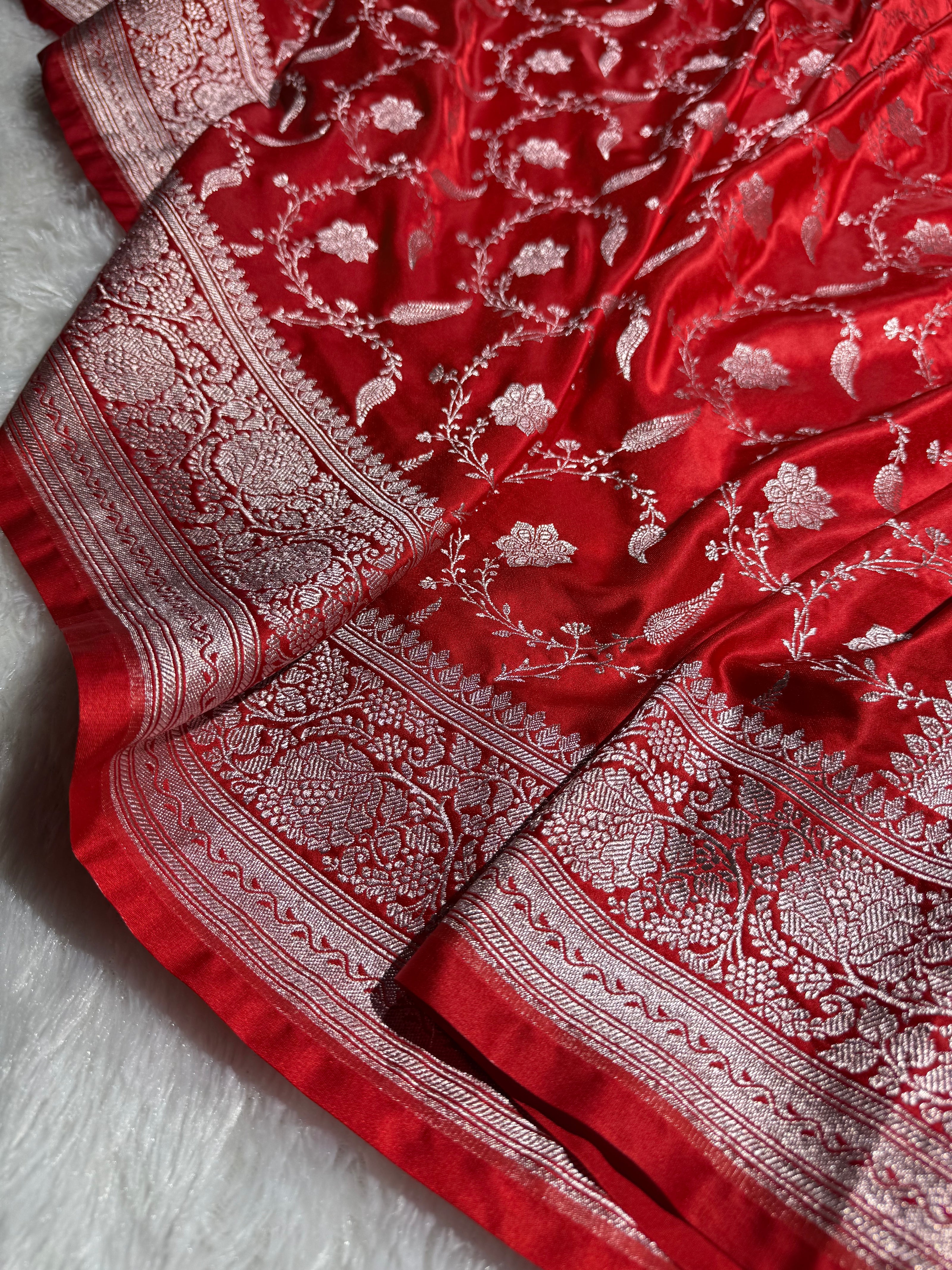 Banarasi Mashru satin silk saree hn103
