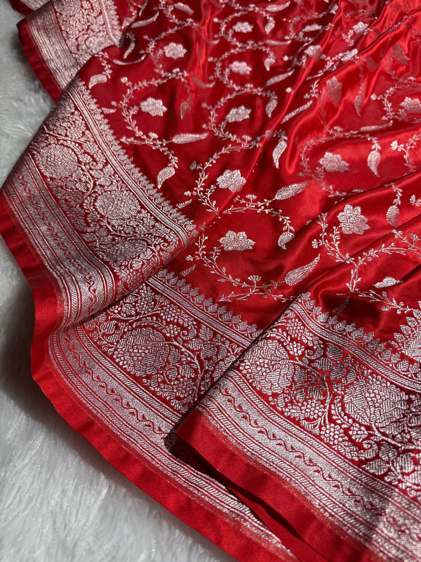 Banarasi Mashru satin silk saree hn103