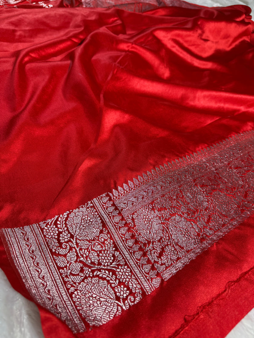 Banarasi Mashru satin silk saree hn103
