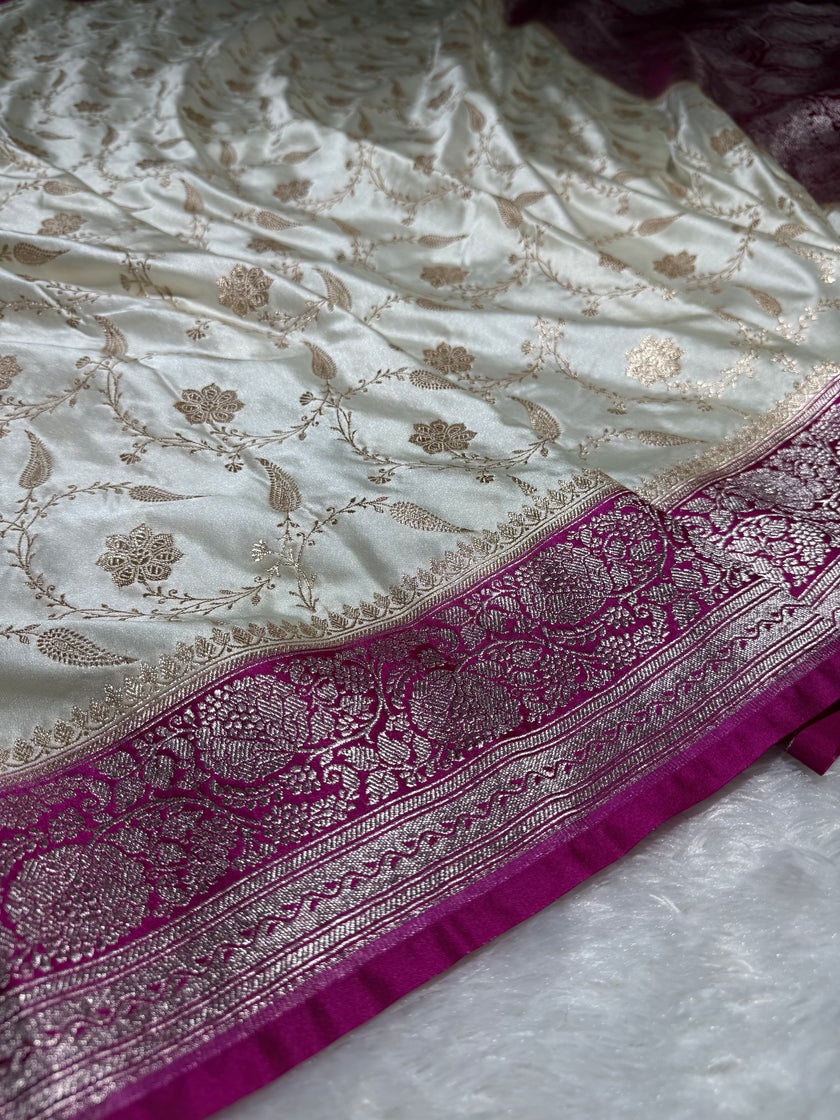 Banarasi mashru katan silk saree hn103