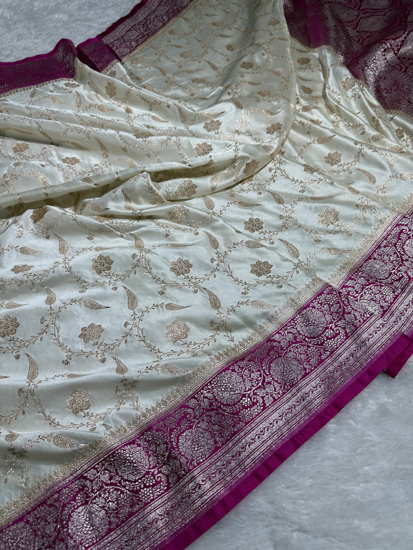 Banarasi mashru katan silk saree hn103