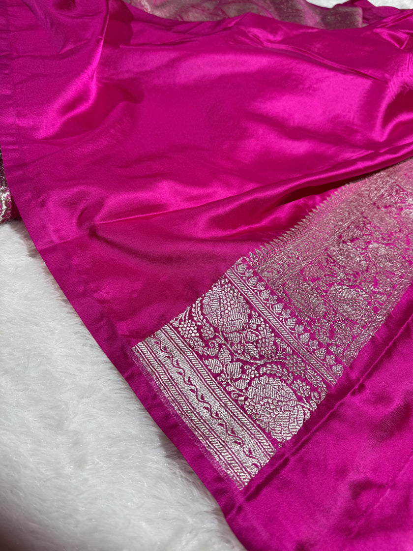 Banarasi mashru katan silk saree hn103