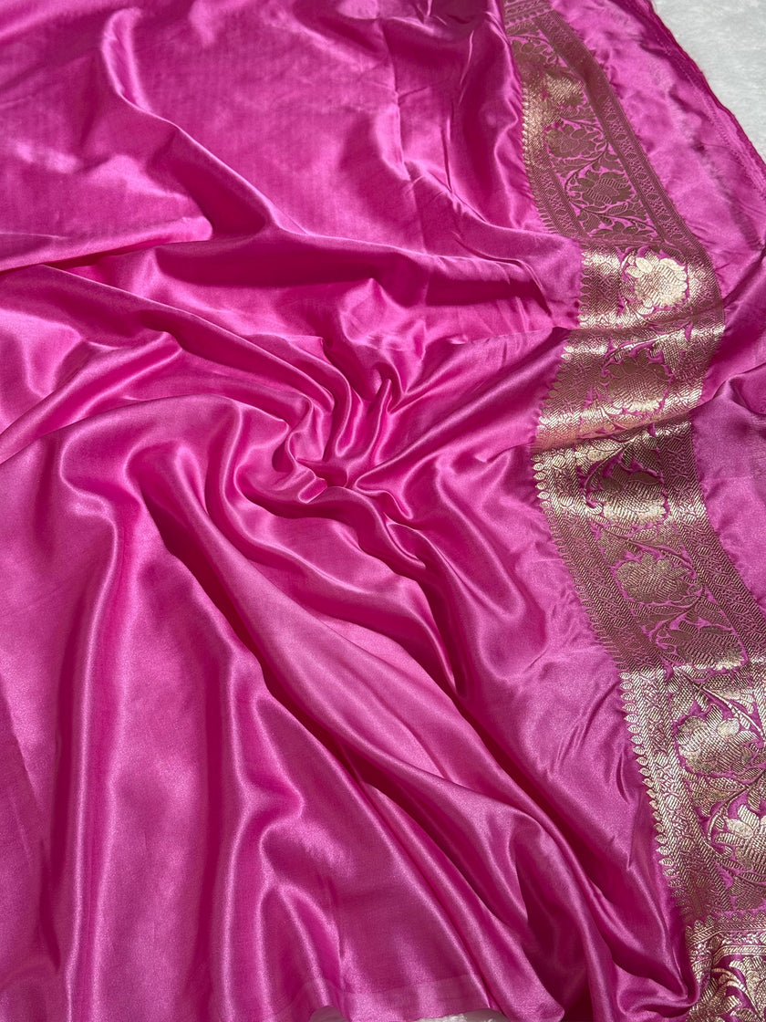 Premium Mashru Satin Silk Saree