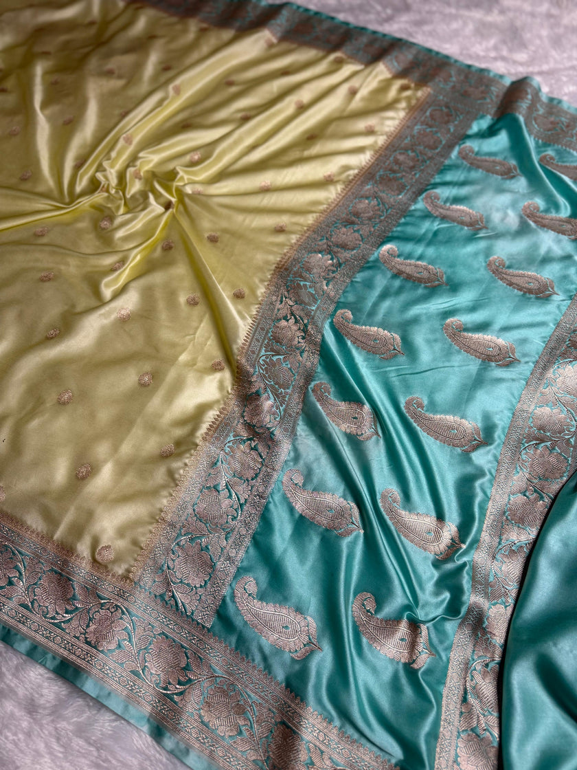 Premium Mashru Satin Silk Saree